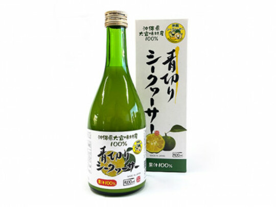 沖縄県大宜味村産100%青切りシークヮーサー650ml